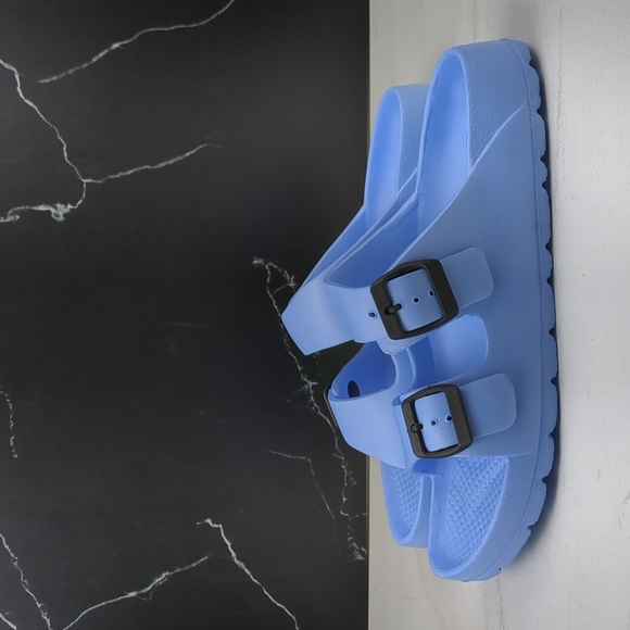 Funky Monkey Eva Flip Flops Sky Blue sz 10 - Picture 4 of 10